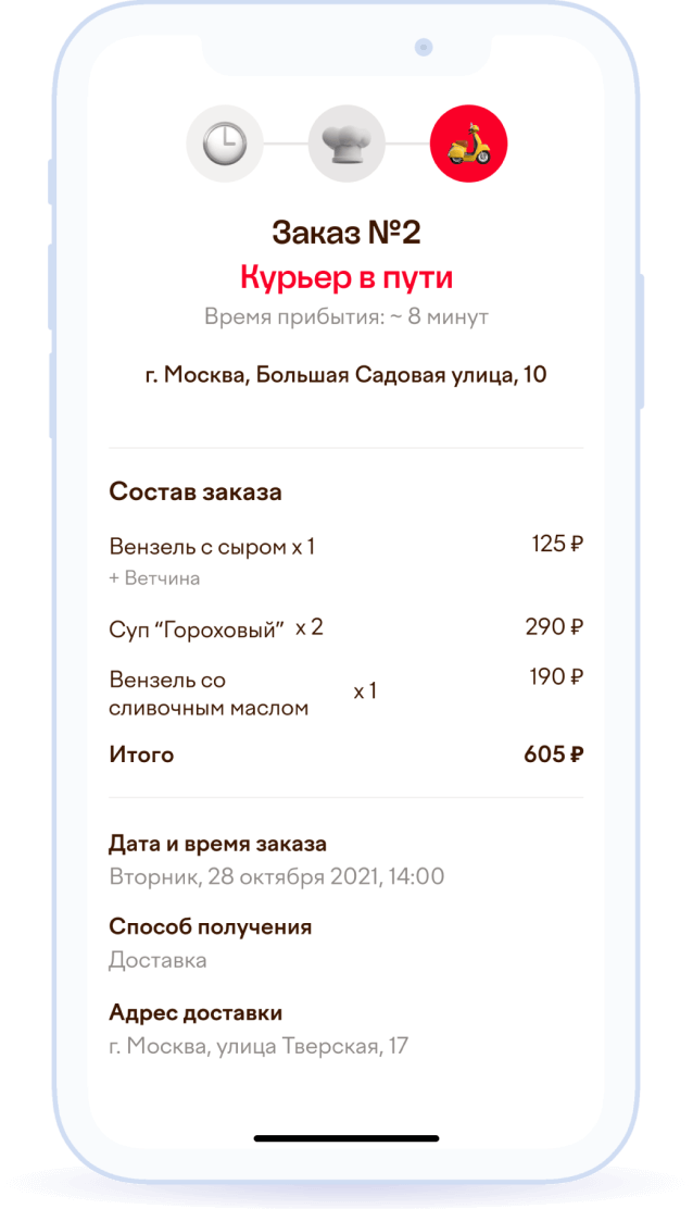 Управление доставкой