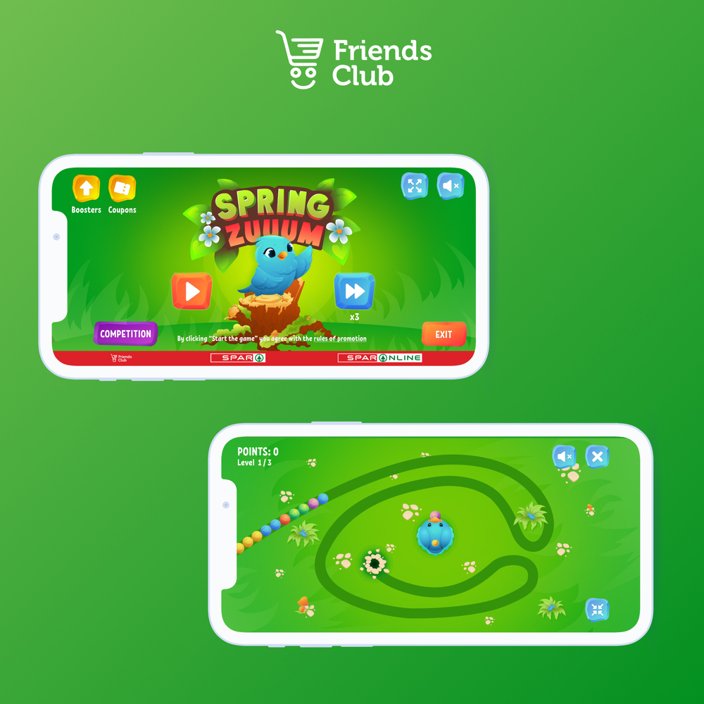 Gamification in the SPAR Friends Club