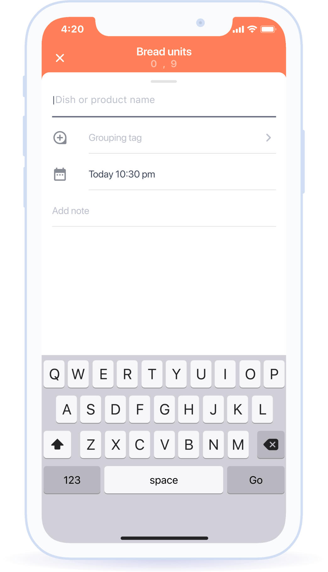 Bread Units Calculator
