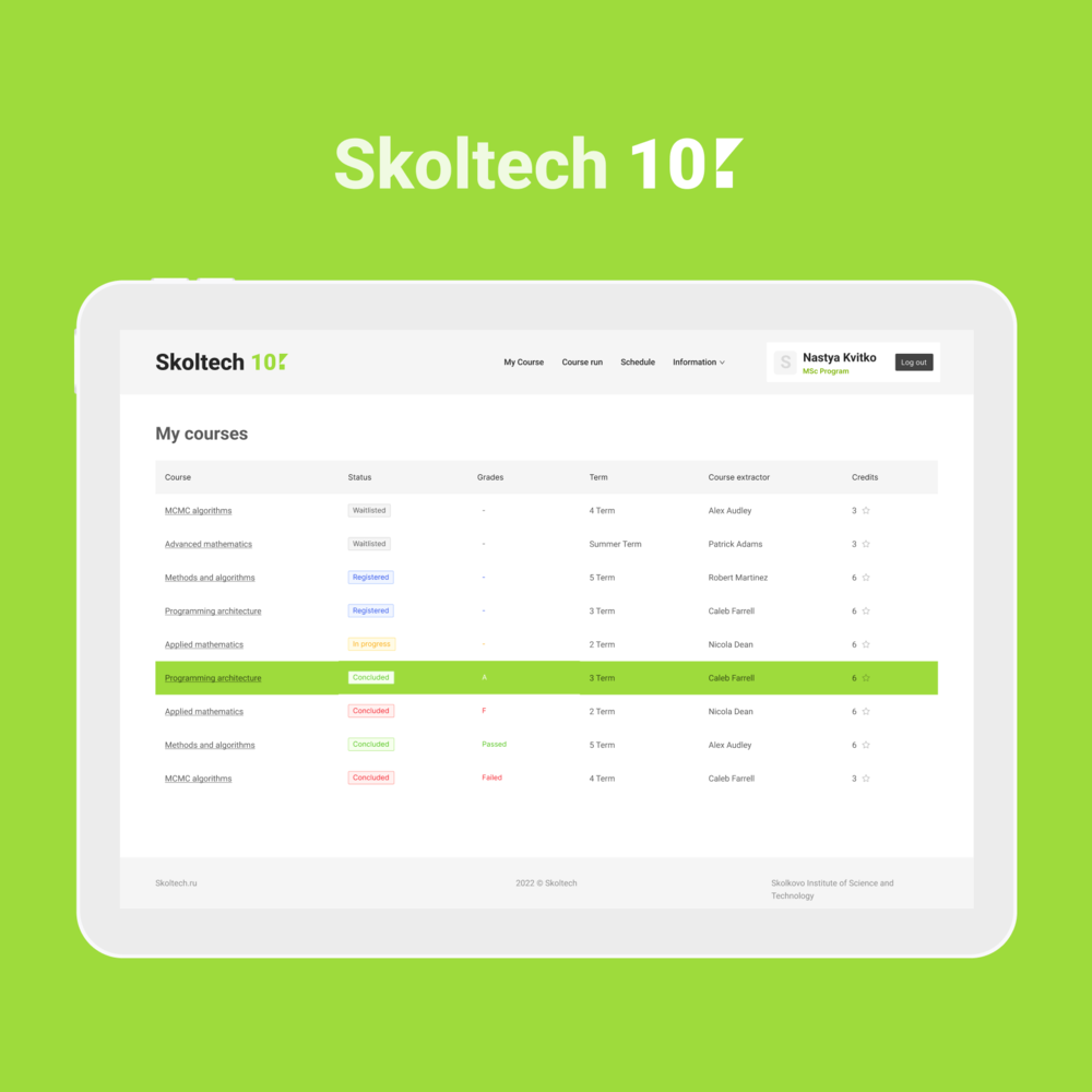 Импортозаместили веб-систему для студентов вуза
