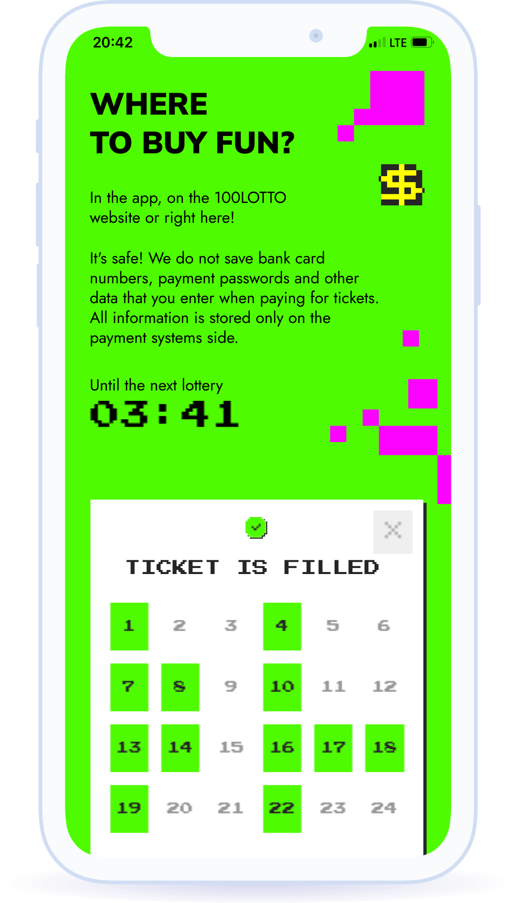 Information about the lottery